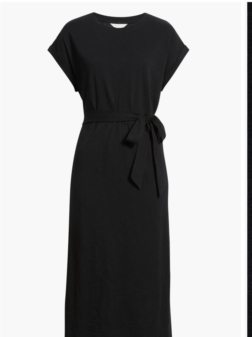 Nordstrom Classic Black Maxi Dress